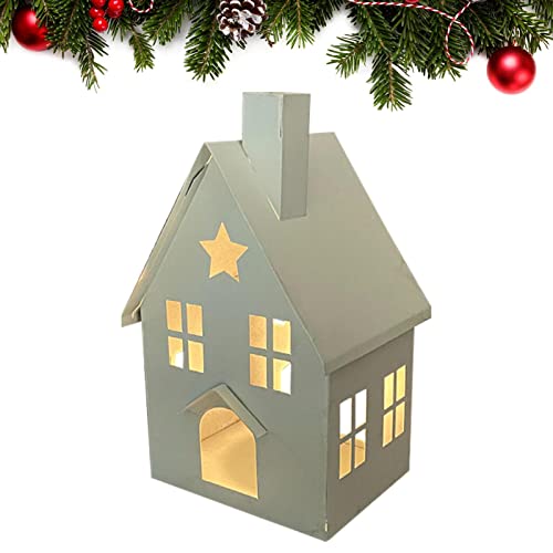 castiçal casinha - lanterna casa vintage | Lanterna Decoração para Casa Vintage Lanterna Nórdica Pas