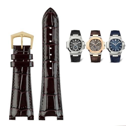 Bracelet en cuir pour Patek Philippe Nautilus 5711 montre de luxe élégante homme