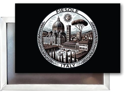 Imán decorativo para refrigerador Fiesole Italy 2x3 pulgadas miniatura 1