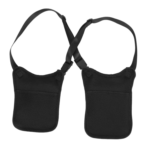 Luocute Sac à Bandoulière Anti-vol Sous les Bras, Sac Sous les Aisselles Réglable en Polyester avec Sangles Réglables, Poche Dissimulée, étui de sécurité Polyvalent pour les Aisselles,
