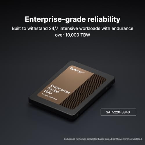 Image of Synology SAT5220 Enterprise 2.5 inch SATA SSD 3840GB (SAT5220-3840G)
