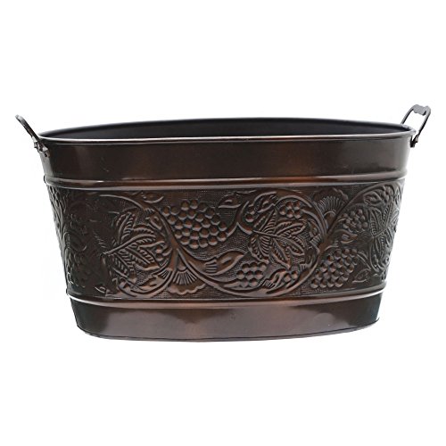 Old Dutch Embossed Heritage Party Tub, 5-1/2-Gallon, 18 by 10-1/2 by 9-1/2-Inch