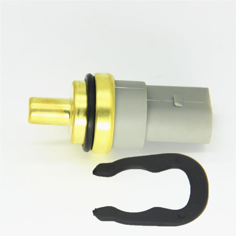 Sensor de temperatura do líquido de arrefecimento YFHATP 2 pinos com O-ring e clipe – 1 conjunto