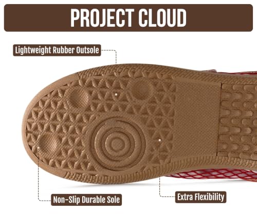 Image of Project Cloud Non-Slip Fashion Sneakers for Women, Lace-Up Shoes | Memory Foam Insole Trendy Womens Footwear - Comfortable Casual Womens Sneakers - Stylish Shoes Women Breathable Footwear