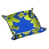 WZYWHJ Leder-Ablagetablett für Nachttisch, Schreibtisch, Schminktisch und mehr, leicht zu reinigen,...