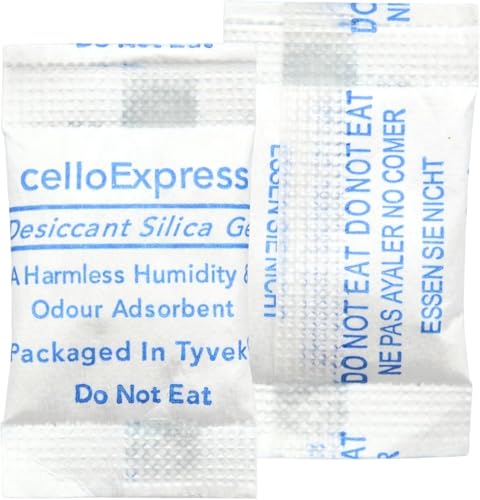 Bolsas de gel de sílice de 0,5 g celloexpress para evitar el moho y la humedad