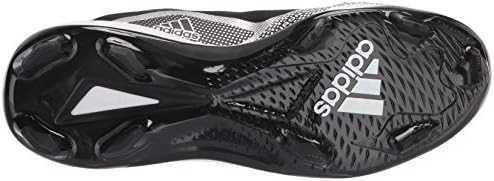 adidas Men's FV9367 Baseball Shoe, Black/White/White, 14 | Image 3