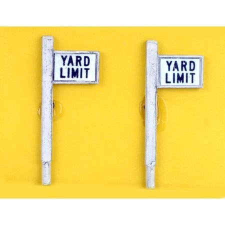 YARD LIMIT SIGNS - JL INNOVATIVE DESIGN HO SCALE MODEL TRAIN ACCESSORIES 848
