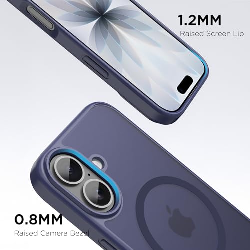 Image of CACOE Magnetic Case for iPhone 17 6.3 inch, Dark Blue