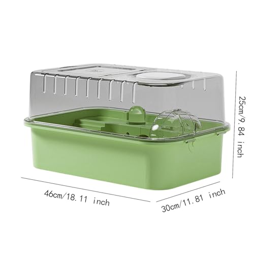 Cage acrylique hamster interactive et transparente avec zone d'exercice maximale - 3