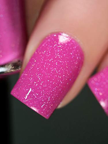 Image of ILNP Party Hat - Deep Cerise Pink Holographic Nail Polish