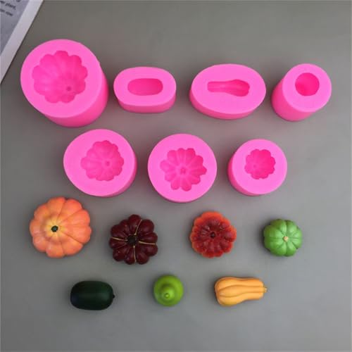 Juego de moldes de silicona para chocolate 7 formas miniatura 5