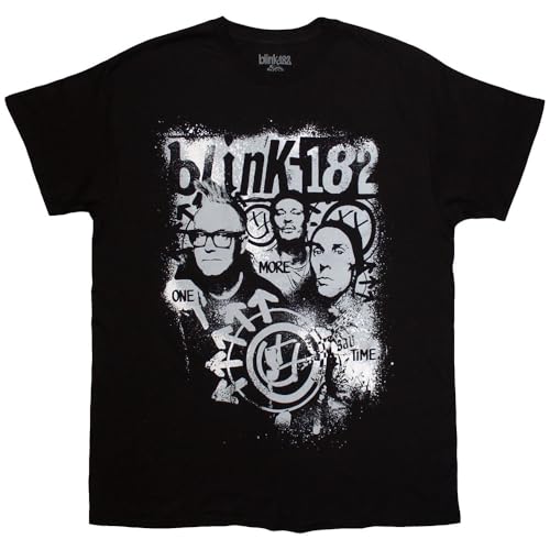 Blink-182 One More Time Spray Paint T Shirt Size XL