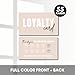 Beauty Business Loyalty Card, 10-Punch Reward System, Business Card size, 55 cards, full color high gloss front and back, UV coated, Modern design, create your own reward (Tan)