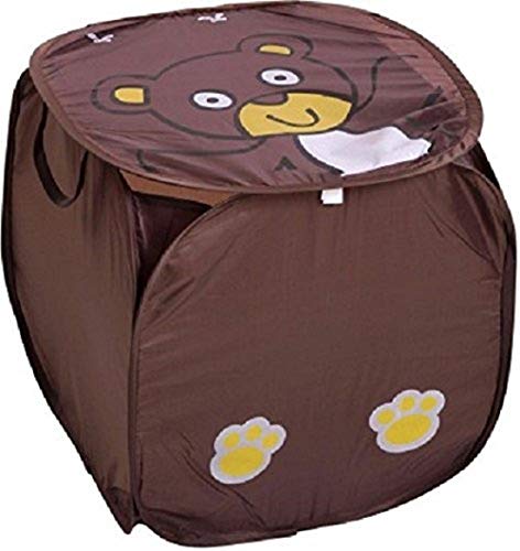 Kuber Industries Polyester Square Laundry Bag/Basket (Multi)-CTKTC21534