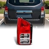Fits Pathfinder SUV Red Clear Rear Tail Light Brake Lamp Brake Lights Driver Left Side Replacement