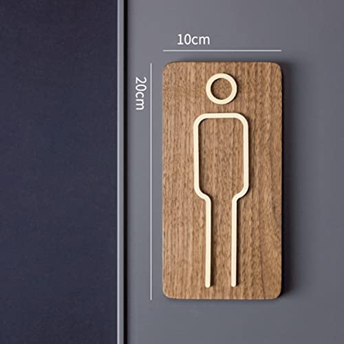 Letreros de baño for hombres y mujeres Letreros de baño Decoración Conjunto de figuras Señalización de baño