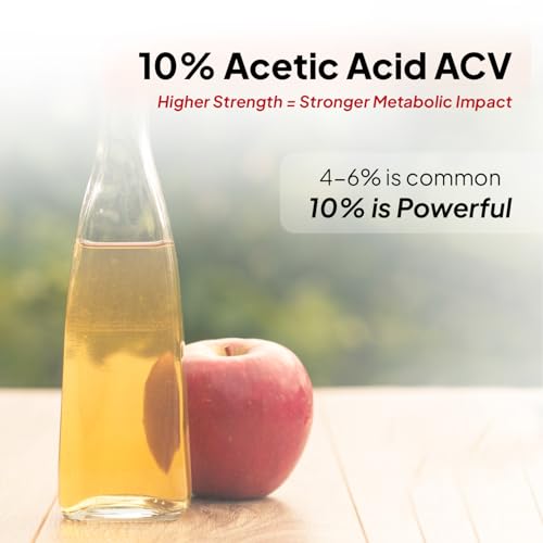Image of Miduty ACV Effervescent Tablets With 500mg Apple Cider Vinegar , Vit B6 & B12, 10% Acetic Acid | Control Appetite Supports Bloating & Metabolism, No Added Sugar, No Maltodextrin- Pack of 2 (30 Tablets)