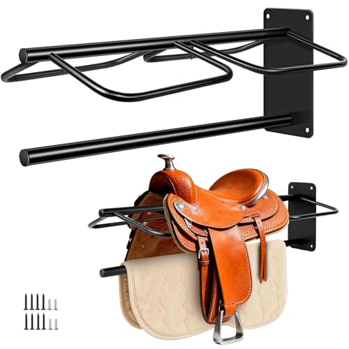 Support de selle amovible pour organiser les selleries et écuries de propriétaires