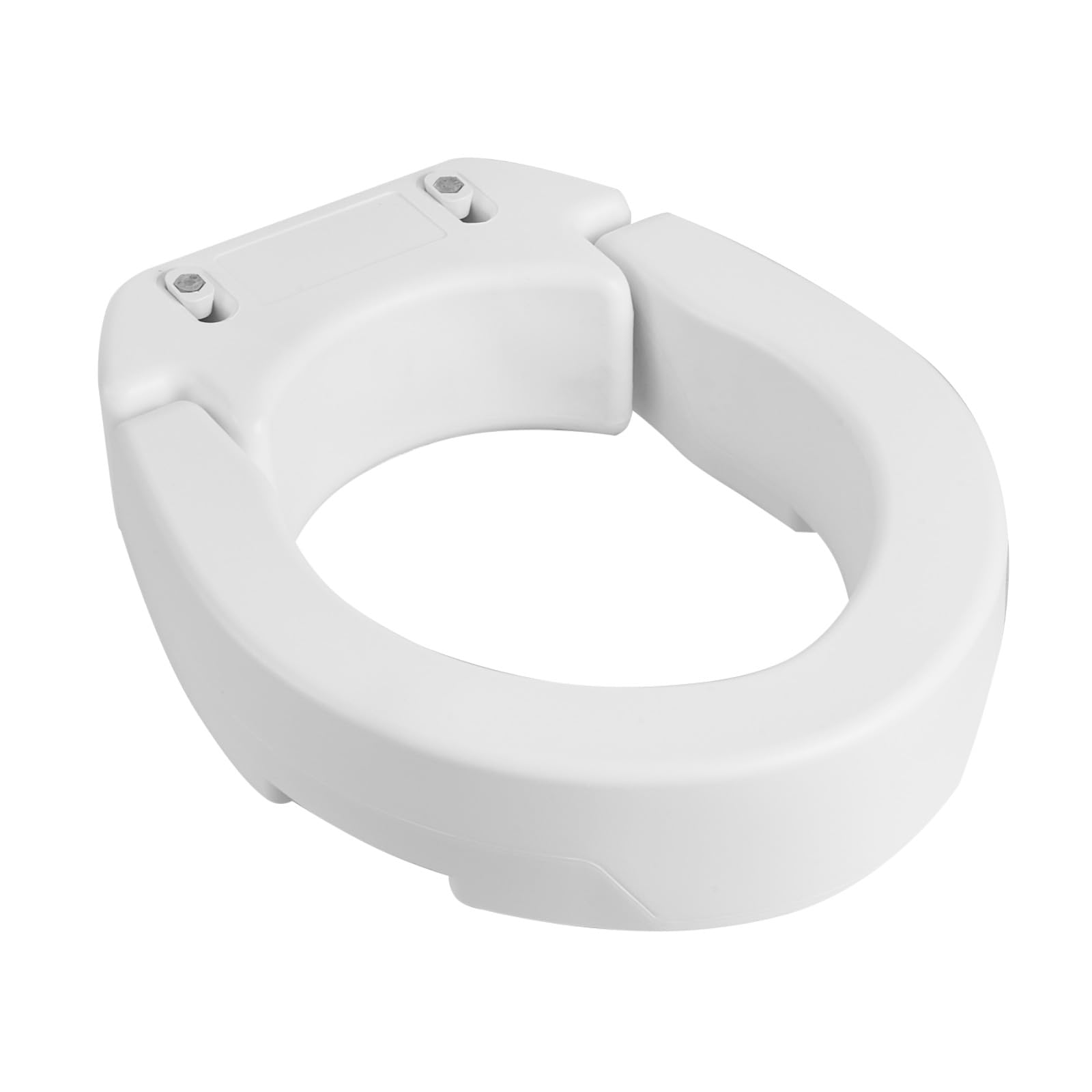 VEVOR Sedile WC Rialzato da Bagno con Capacità di Carico di 136 kg e Altezza di Sollevamento di 88,9 mm, Sedile WC Rialzato Universale in HDPE con Apertura Allargata per Anziani Disabili