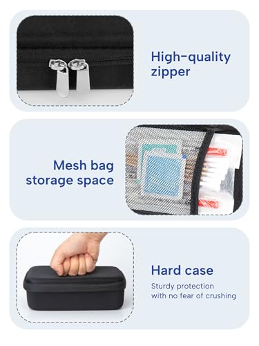 Image of YOUSHARES Insulin Vials Refrigerator Storage Case - 10ml Peptide Vial Protective Holder for Fridge, 18-Slots Diabetic Insulin Small Bottle Organizer Bag Compatible with U-100 Vials
