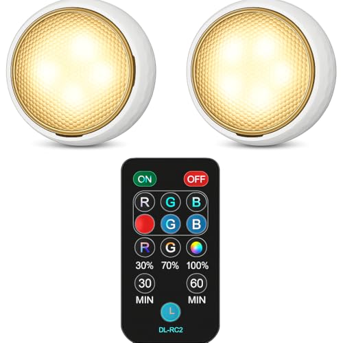 Quick Sense LED Light | 2 Pack Battery Operated Under Cabinet Lig...