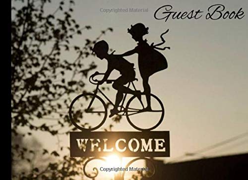 Welcome Guest Book: Visitor Comments Guest Book for Guest Houses, Lake Houses, B&B, Airbnb, VBRO, and Vacation Rentals