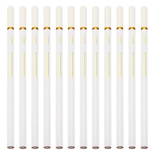 Crayons blancs fusains PATIKIL pour illuminer vos dessins sur papier sombre
