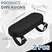 uxcell 2Pcs Office Chair Arm Pads, Memory Foam Armrest Pad Arm Cushion Comfortable for Computer Gaming Chairs Wheelchair, Black