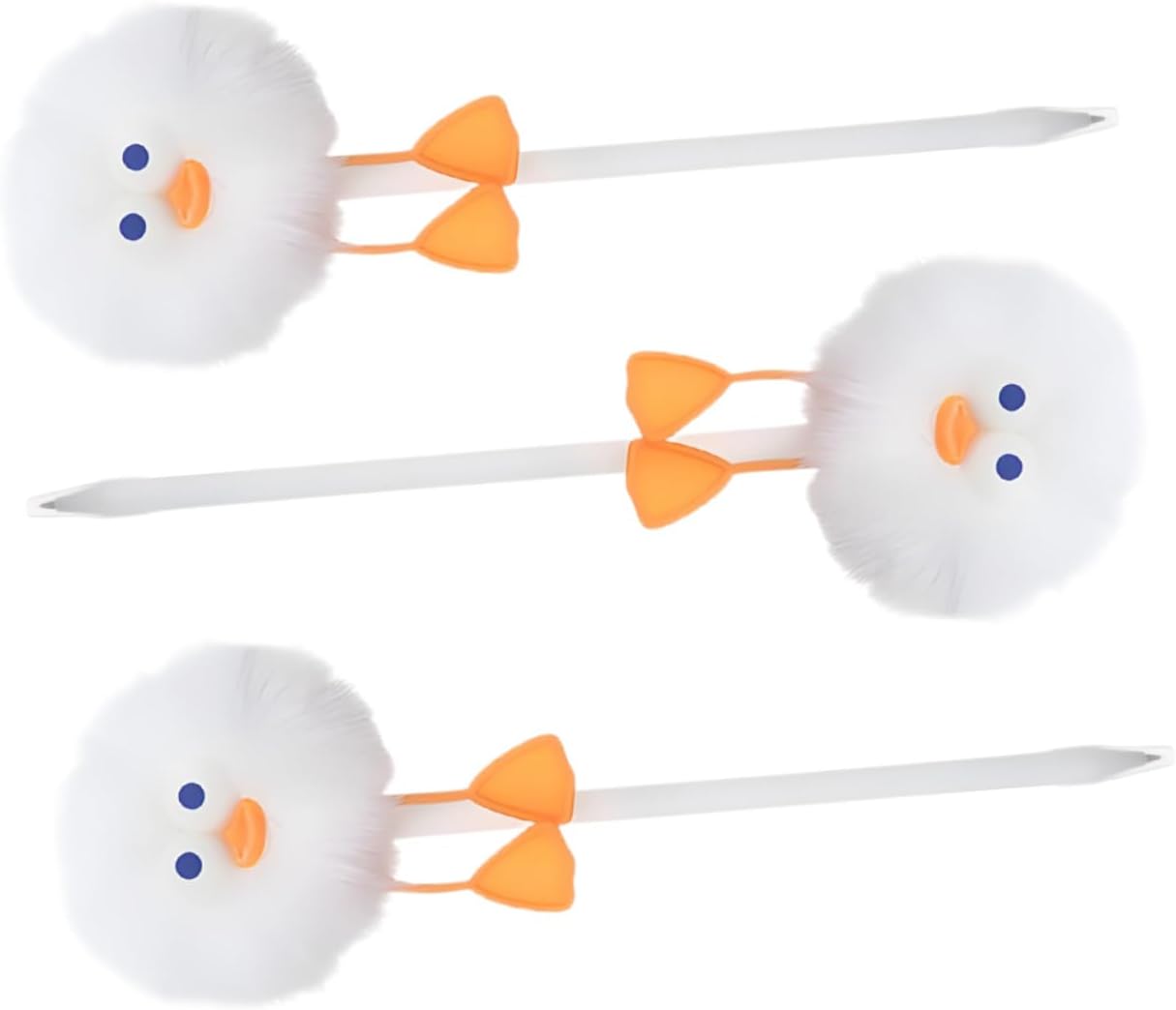 Fluffy Duck Hair Ballpoint Pens Gel Ink Pens with Pompom Design Kids Adults Elegant Office School Supplies Fluffy Duck Hair Ballpoint Pens Gel Ink Pens with Pompom Design Kids Adults Elegant Office School Supplies