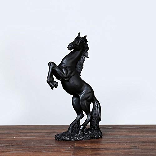 Cheval en résine pour décoration maison et centre de table salon moderne
