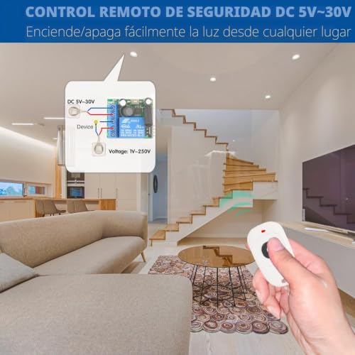 Control de relé DieseRC 5V-30V para solucionar la falta de interruptores cableados 3