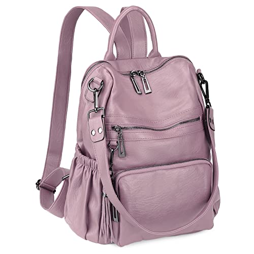 Image of Uromee Travel Backpack Purse Women Vegan Leather Tassel Shoulder Bag
