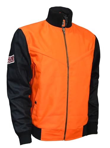 R'FAY Collection Mens Dragon 59 Jacket, Cosplay Orange Cotton Jacket G-O-K-U3