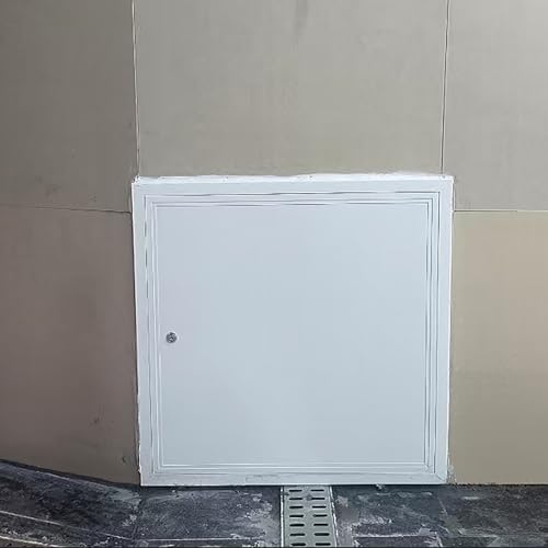Jievmrs Wall Plumbing Access Panel Inspection Door, White Electrical Panel Cover for Duct Systems, Computer Cables/Bathroom Remodel Pipes Servicing Doors(22x16in(550x400mm))