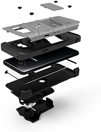 Samsung Galaxy S8 Plus Case, Zizo [Bolt Series] w/ [Galaxy S8 Plus Screen Protector] Kickstand [Military Grade Drop Tested] Holster Belt Clip - S8+