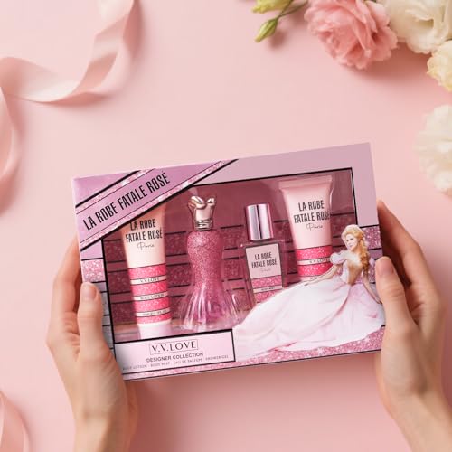 Women Perfume Gift Set - Long Lasting Eau de Parfum, Sweet Floral & Fruity Scent, Travel Size 35ml Body Lotion & Body Mist Included, Pamper Gifts for Women, Perfume Birthday Presents for Women - Image 7