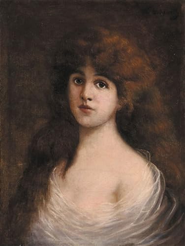 Affiche Portrait de jeune fille Kotarbinski Impression Toile 60x90cm