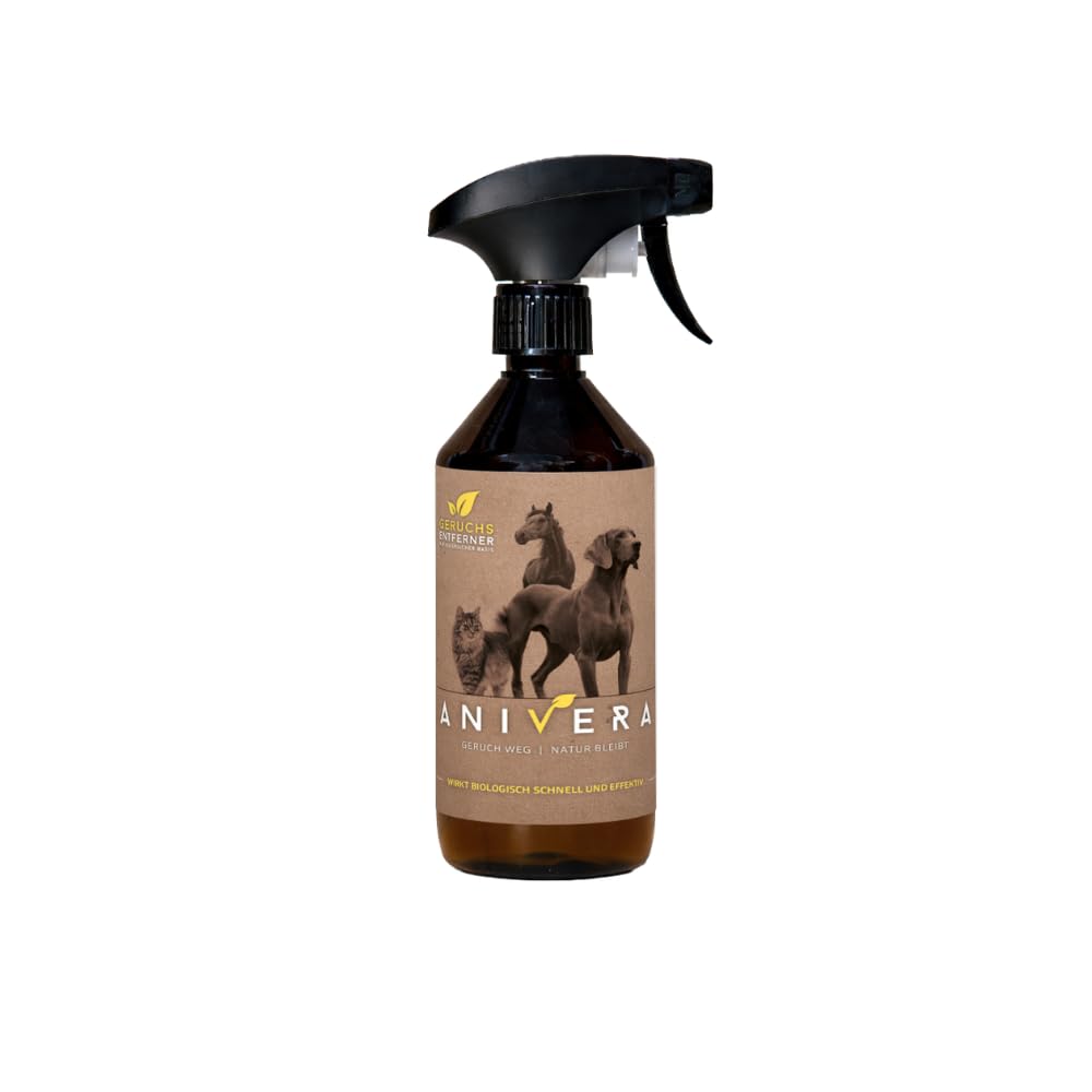 Geruchsentferner Spray 500 ml – Entfernt Tiergeruch, Schweißgeruch & organische Gerüche – Für Kleidung, Schuhe, Sofa, Auto, Haustier & Haushalt