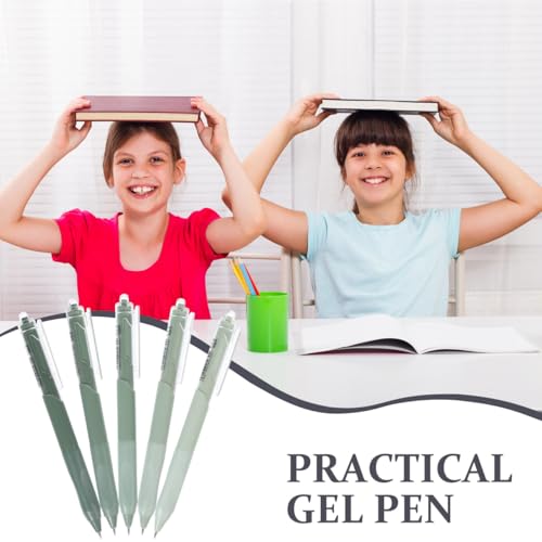 Set de 5 bolígrafos gel retractiles para escritura suave miniatura 6