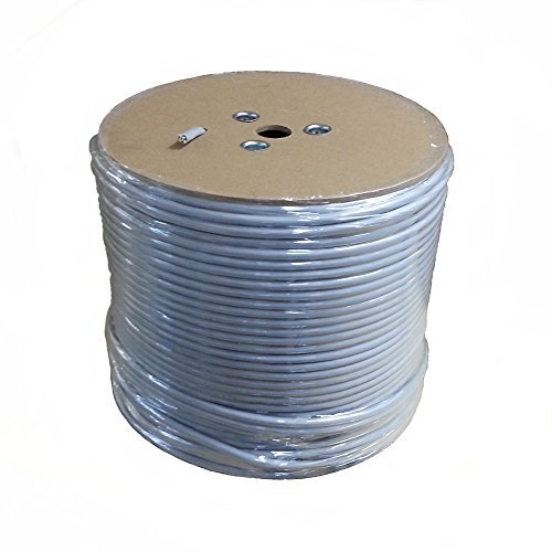 Sunnytech 1000ft CAT7 S-FTP Bulk Cable, 1200MHz, AWG 23/1, Solid, 10GBase-T Data, UL/ETL/GHMT Cat7 Certified (w/20 Plug, Boot Cap Free)