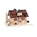Produktbild Traditionelles Rauchhaus Köhlerhütte mit Waldarbeiter - 10,5cm - Original Erzgebirge Räuchermann - Dregeno Seiffen