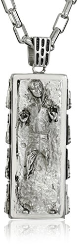 Star Wars by Han Cholo Unisex Han Solo Carbonite Pendant Necklace, 30"