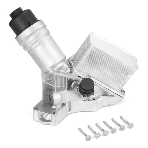 BINB ROAD Aluminium Engine Oil Cooler Filter Housing 11428583895 Compatible with BMW X3 X4 340i 440i 540i 640iX 740i M240i 2014-2019