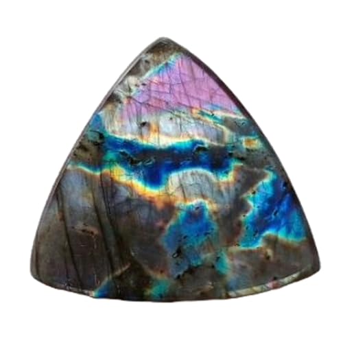 Labradorite violette naturelle en cabochon pour sublimer vos colliers faits main