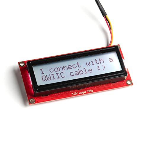Écran LCD SerLCD 16 x 2 RVB SparkFun module I2C SPI 3,3 V pour Arduino