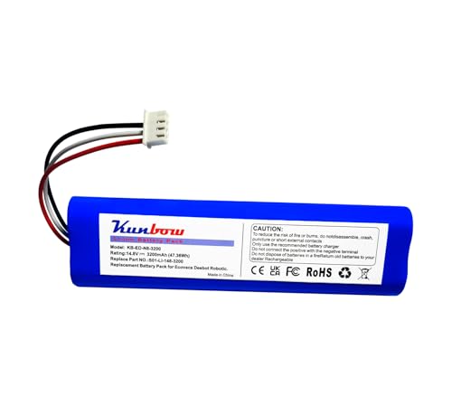 Batteria Vhbw Li-Ion 2600mAh 14.8V Per Ecovacs Deebot M82 (sostitutiva BL7402A)