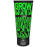 Beard Wash Shampoo & Conditioner 11-in-1 – GROW Hair & Beard Growth Wash with Biotin, Castor Oil, Peppermint & Keratin – Supports Thicker Hair & Beard Growth