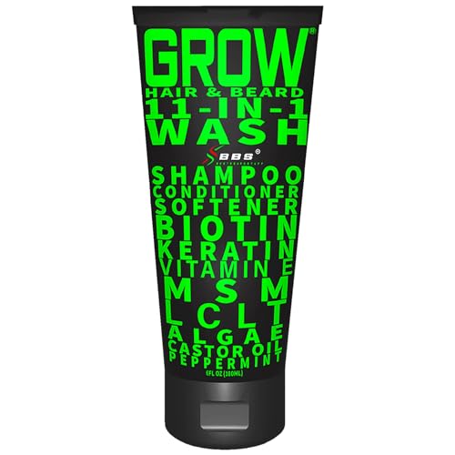 Beard Wash Shampoo & Conditioner 11-in-1 – GROW Hair &
