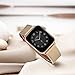 WFEAGL Compatible with Apple Watch Band 41mm 40mm 38mm 42mm(series 10) Women, Top Genuine Leather Band for iWatch SE & Series 10 9 8 7 6 5 4 3 2 1